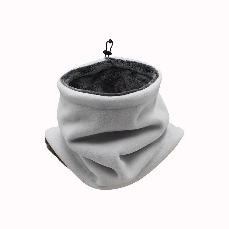 Yingbo Winter Cycling Scarf: Thick Fleece Neck Warmer & Windproof Dust Mask