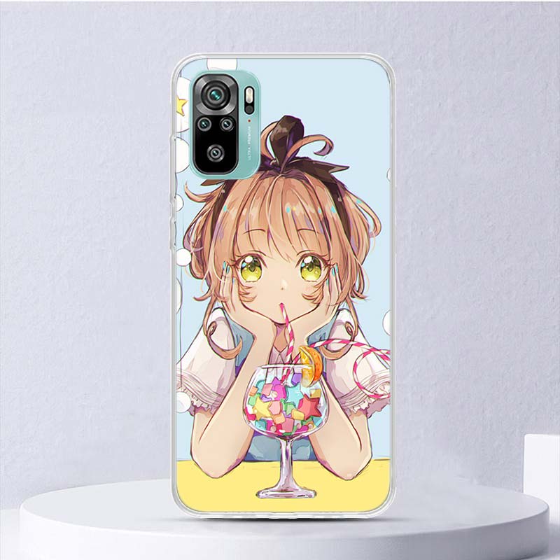 CardCaptor Sakura Anime Soft Case For Xiaomi Redmi Note 14 13 12S 11S 10S 12 Pro Plus Phone Cover 11 10 11E 11T Note14 Shell Coq