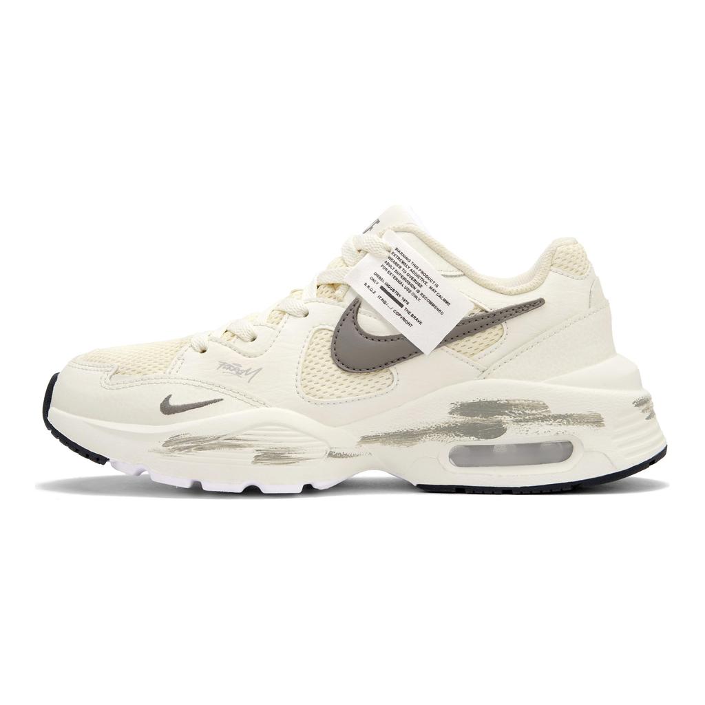 Nike Air Max Fusion Low top Running Shoes Unisex Beige Gray CJ1671-100(Team990-)