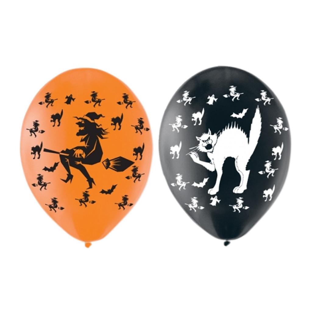 Amscan Latex Halloween Balloons (Pack of 6)