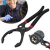 10/12 Inch Car Oil Filter Pliers Clamp Type Wrench Oil Filter Remove Disassembly Tool Filter Element Wrench for Truck Repair