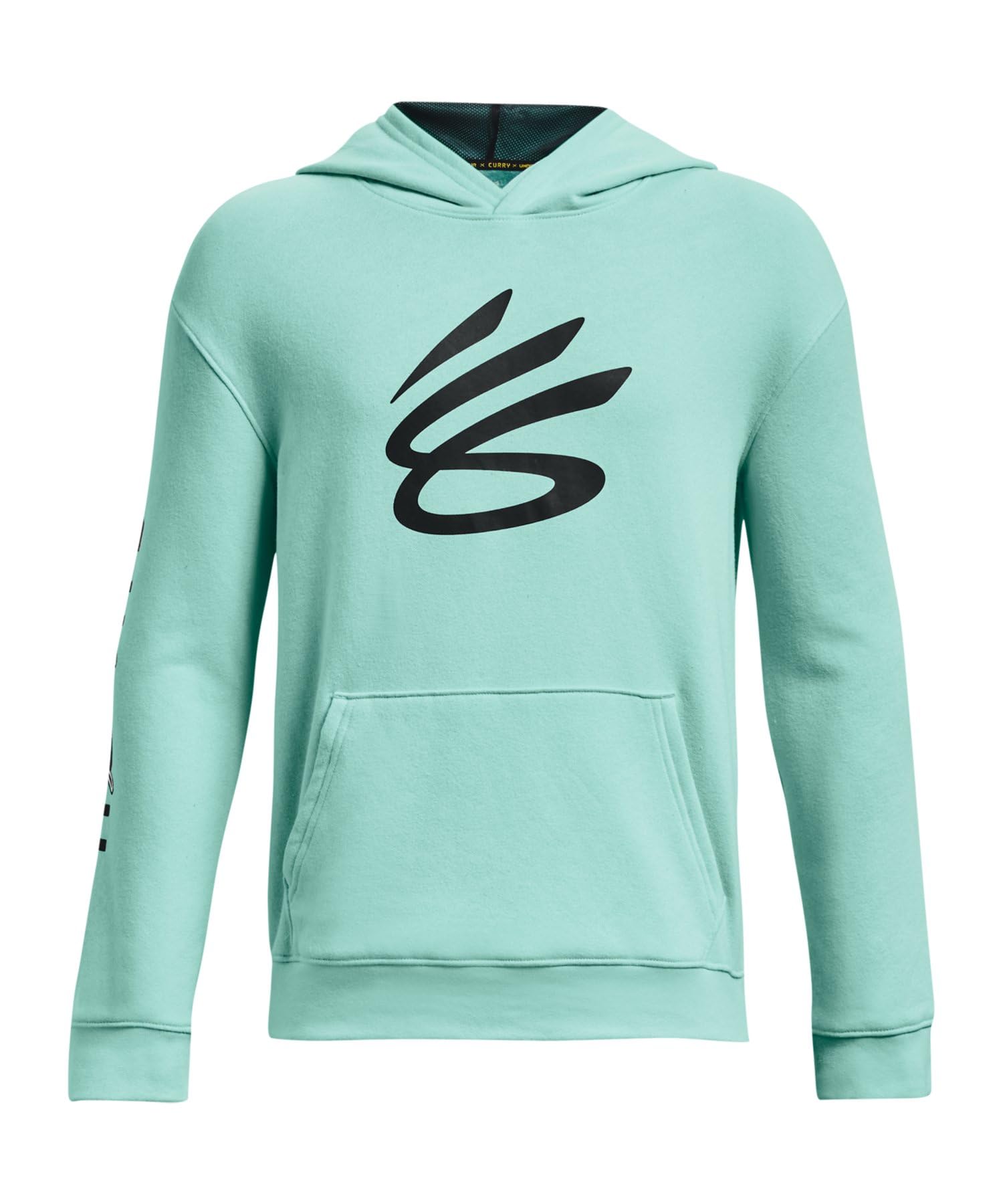 

Under Armour Curry Boys Splash Hoodie Neo Turquoise Black YXL