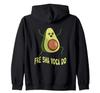 Funny Avocado Avocado Healthy Food Zip Hoodie Meme, Lover, Guacamole, Fan,