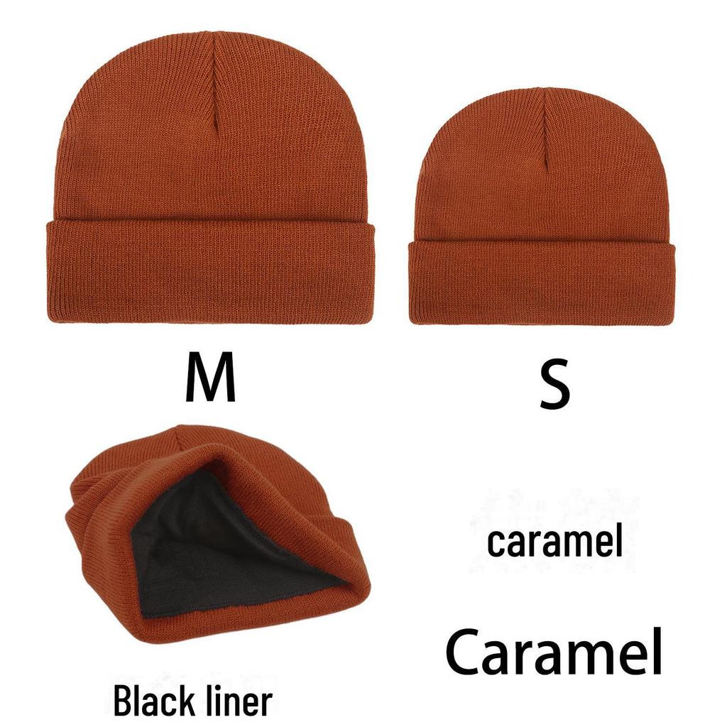 Autumn and Winter Knitted Parent-Child Woolen Hat for Children and Adults