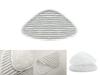 Ultra-absorbent White Chenille Replacement Mop Pads For Vileda Steam Mops