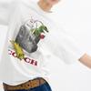 COACH T-Shirts Men's White Crew Neck Moderate CZ073-WHT