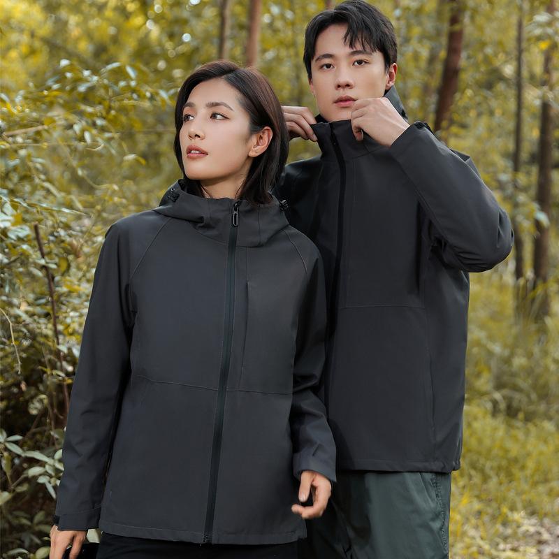 2025 Høst/Vinter Nye Jakker for Unge Menn Kuldebestandige Motejakker Ståkrage Topper Herre Varm Arbeidsbekledning med Plysj