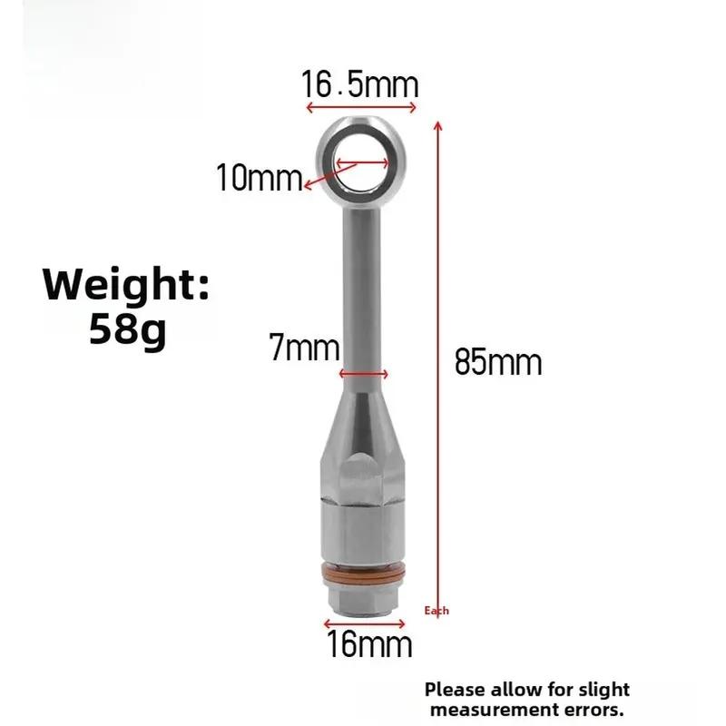 Motorcycle Brake Line Adapter Connector Stainless Steel Motorcycle Brake Hose Extension Adapter Kit For Direct Push Pump