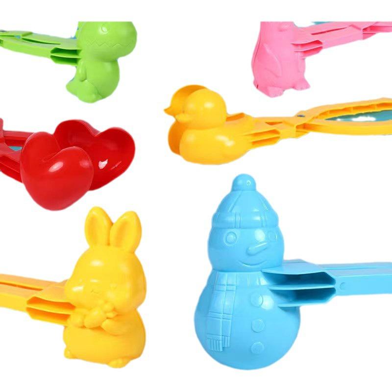 Large Snowball Maker Set - Duck, Heart, Snowman Shapes