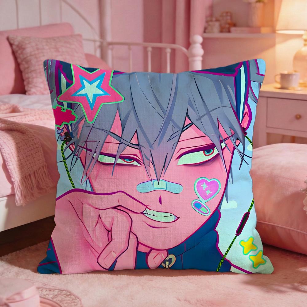 

aAlien Stage anime Cushion Cover Premium Comfort Reversible Pillow Cove Two in One Design for Any Room Car Interior 30X30cm