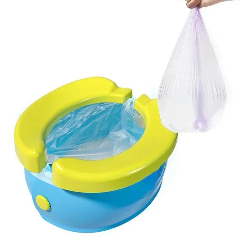 Children's Foldable Potty Training Seat Easy To Clean Toilet Seat Boys and Girl Birthday Gift Portable Travel Baby Potty Camping