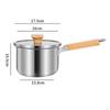 10cm Small Pot ,Multipurpose Universal with Lid ,Milk Pan, Long Handle Thickened Sauce Pan ,Cooking