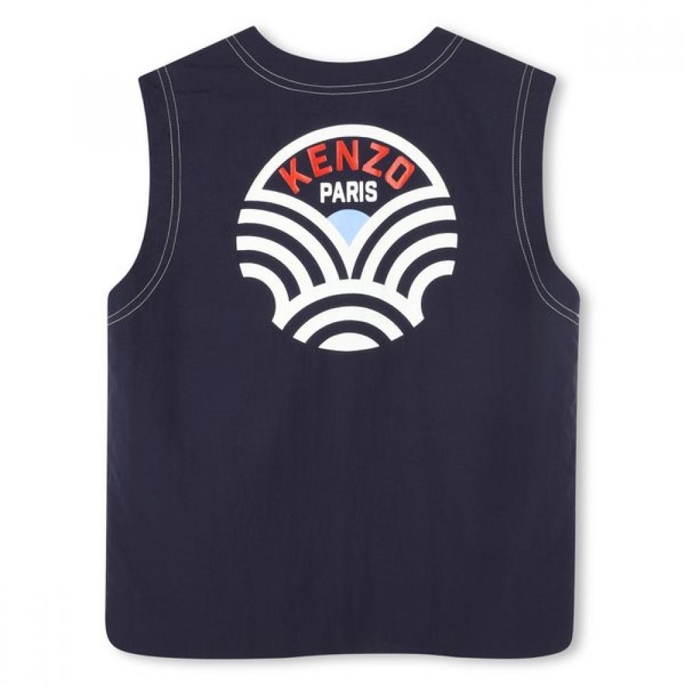 Kenzo Kids Windbreaker Vest 3 12 Years  255afv111 