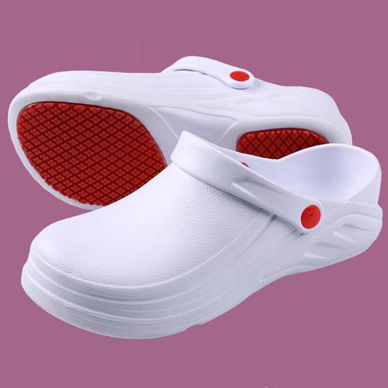36-45 Unisex EVA Antiscivolo Impermeabile Resistente all'Olio Scarpe da Chef da Cucina Pantofole da Hotel Sandali da Lavoro Calzature