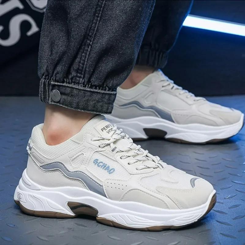 Male Sneakers Casual Outdoor Platform Shoes Fashion Non-slip Comfortable Men's Shoes Tennis Shoes for Men Zapatillas Hombre