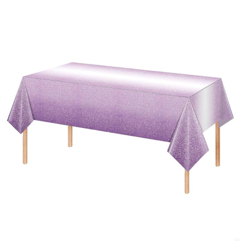 

Tablecloth Gradient Colored Banquets Cloth Table Slipcover For Event Spans 54x108Inches Standard Tables X3UC