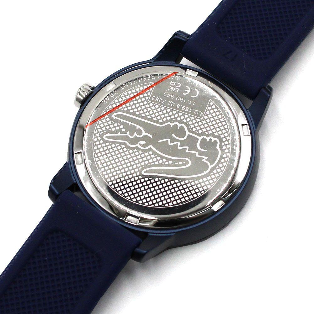 Used Lacoste L.12.12 MOVE 2001290 Watch Quartz Analog Battery Operated Watch Ladies Navy