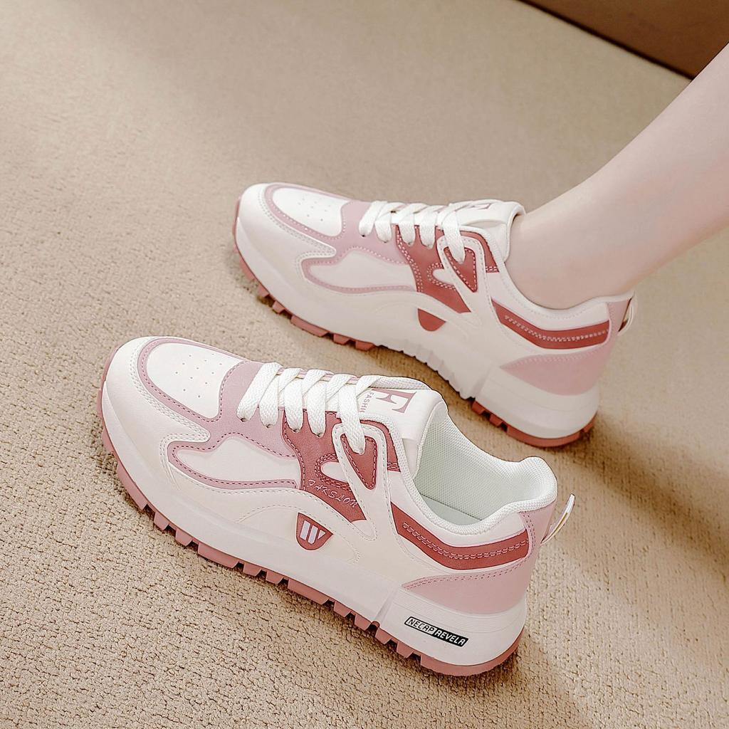 Large size sports shoes women's 2025 spring and autumn new casual versatile student shoes lightweight shock-absorbing running shoes women