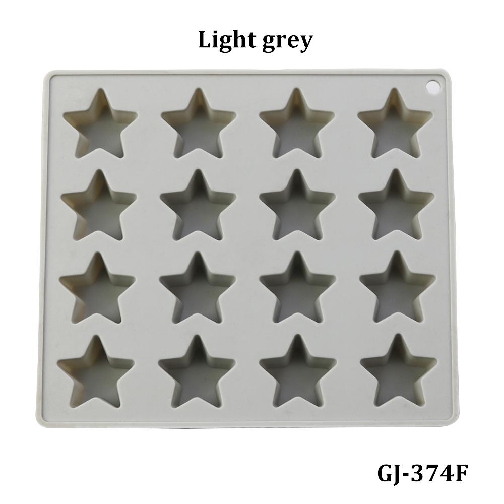 1Pcs 16 Lattice Star Lce Cream Lattice Five Pointed Star Silicone Ice Cream Mold Ice Cubes Home DIY Baking Mold