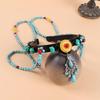 Tibetan Style Headbands Elastic Hair Hoop Beads Headbands for Women Girl