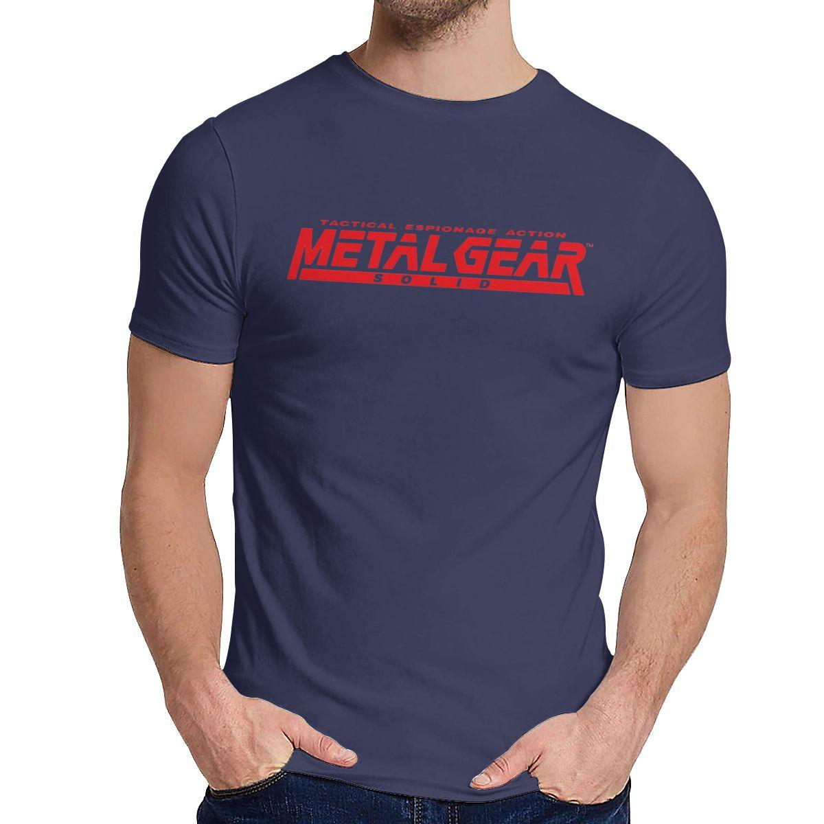 

Summer Game MGS Metal Gear Solid Fashion Funny Printing T-shirt Casual Cotton Round-neck Short Sleeve European Size XS-5XL Tee 4XL