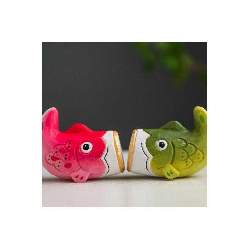 Modern Minimalist Wooden Fish Decor Gift For Home Office Celebration