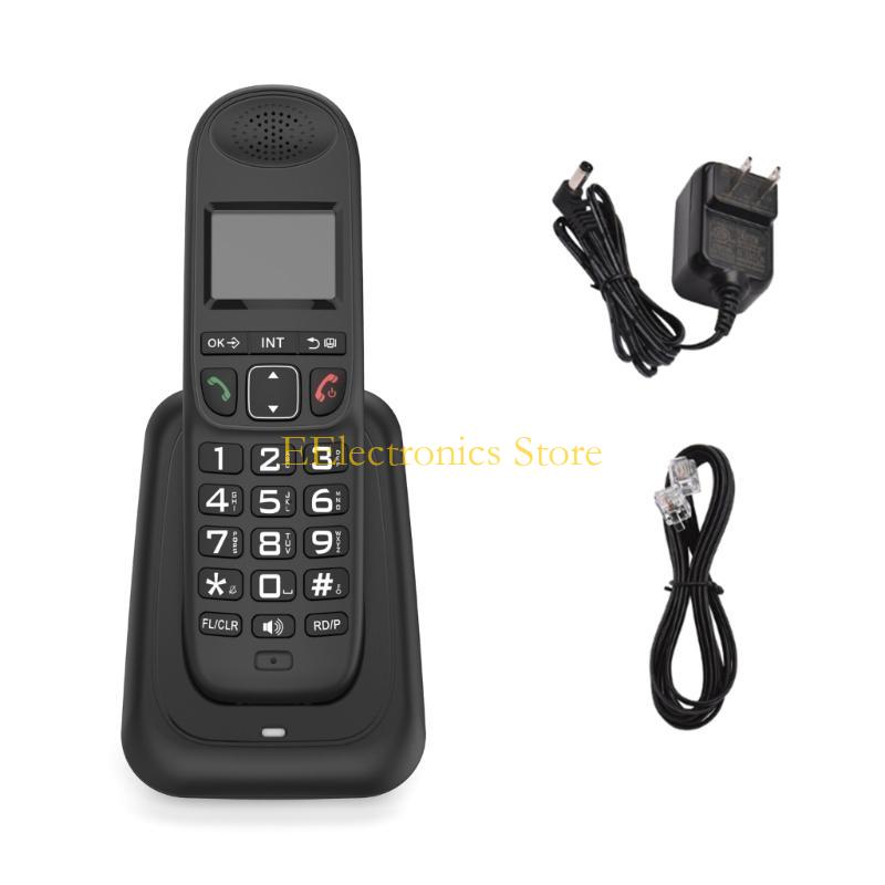 B03C D1003 Digital Cordless Phone for Business Offices Home Handheld Phone Low Radiation with LCD CallerID Storage Redials