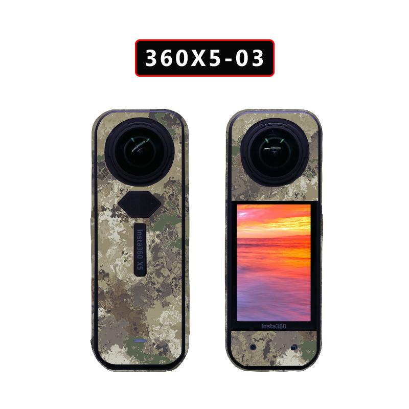 Anti-scratch Body Frame Protective Film For Insta360 X5 Decals Decoration PVC Sticker For Insta360 X5 Sports Camera Accessories