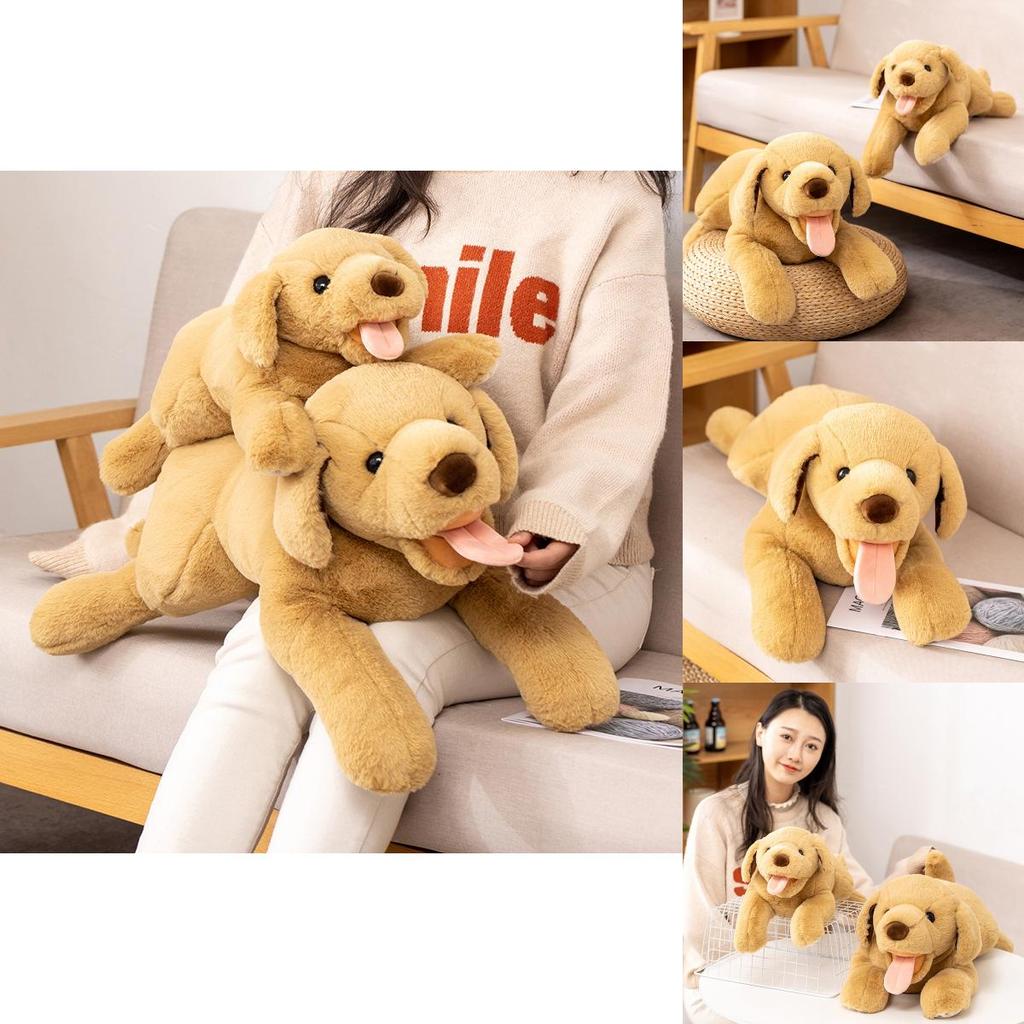 Soft And Cuddly Labrador Dog Plush Toy Realistic Stuffed Animal Pillow For Kids