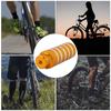 Bicicleta de metal resistente suporte de pé pinos traseiros Stunt Pegs apoio para os pés acessórios para bicicleta (dourado)