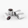 4PCS Car Wheel Tire Valve Caps Stem Cover For Volkswagen Polo Sharan Golf Scirocco Touran Touareg Rline Jetta Tcross Tiguan GTI