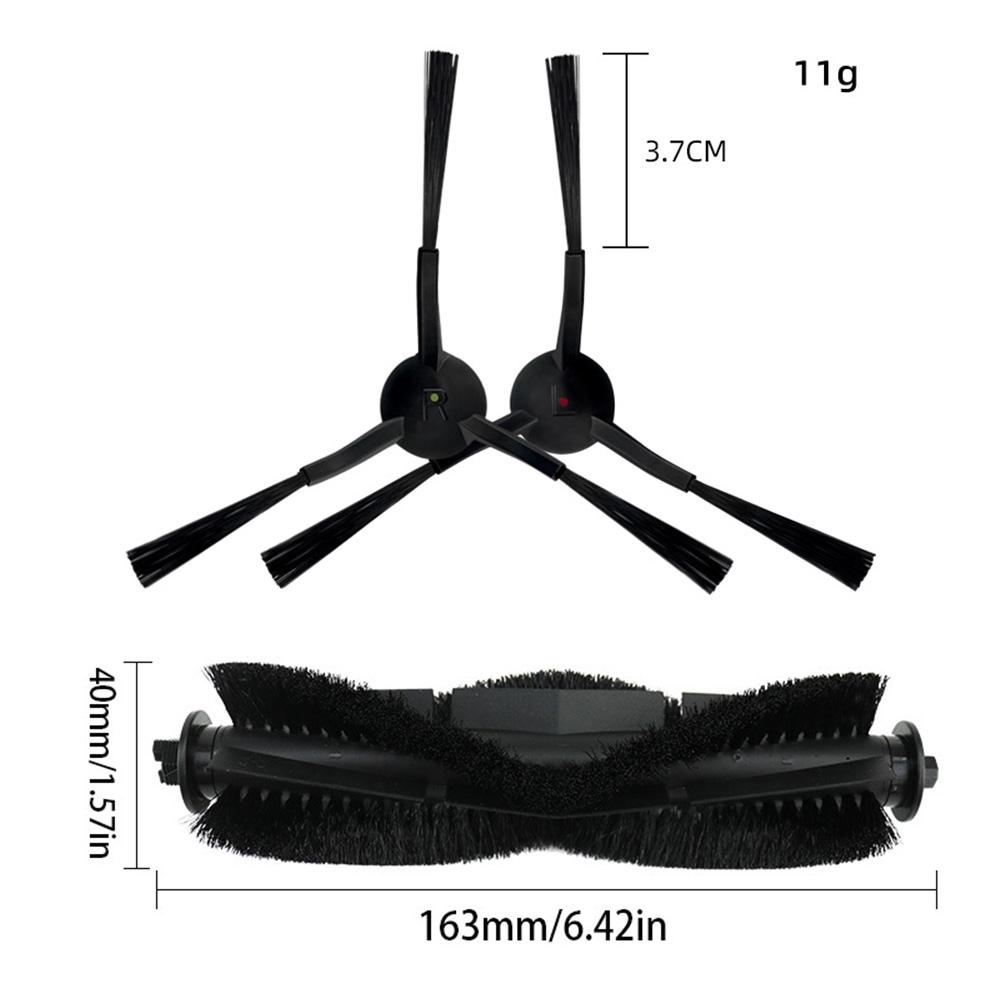 1 Set Hauptseitenbürste Filter Wischmopp für Cecotec für Conga 7490 für Genesis für 7490 für X-Treme Staubsauger Ersatzteile zum Austauschen