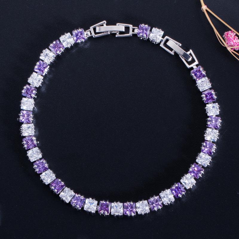 

Браслеты из циркона с гальваническим покрытием из настоящей платины, Высококачественные украшения для рук, Подарки.