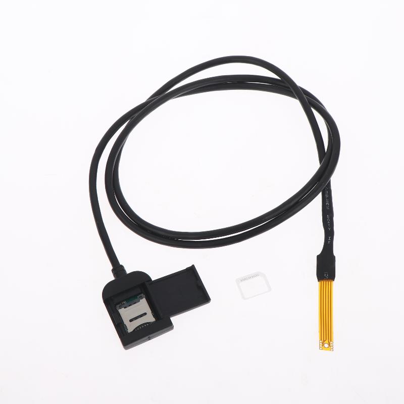 Sim Card Slot Adapter 4G Sim Slot Adapter With 20Pin Cable Connector For Android Multimedia Gps Radio Car Accessories