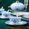 LISM Jingdezhen Blue & White Porcelain Dinnerware Set