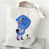 Spot KPOP Demon Hunter Group Printed Canvas Bag Student Daily Trend Handbag Shopping Bag