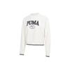 (WMNS) Logo Sweatshirt 'Weiß Schwarz' Damen 623597-65