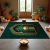 Tappeto da preghiera islamico extra large per la casa, ingresso, soggiorno, antiscivolo, pieghevole, tappeto da preghiera lavabile, tappeto da preghiera musulmano izable