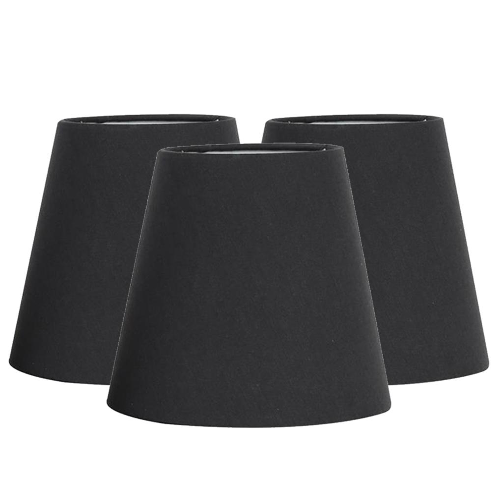 3Pcs Lamp Shades Fabric Craft Bubble Lampshade for Table Floor Light Hanging Lighting Linen