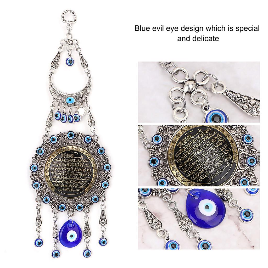 Islamischer blauer böser Blick Wandbehang Anhänger muslimischen Amulett Segen Home Auto Dekoration