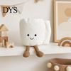 Gerolltes Papier Plüschtier Cartoon Rolle Plüschspielzeug, Gefüllte lächelnde Toiletten Dekoration, Dekoration Weich Handgemacht für Zuhause Schlafzimmer Schreibtisch Ornament