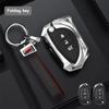 Alloy Car Key Case Cover For Hyundai Hb20 For Santa Fe Ix35 Ix45 For Accent I40 For Solaris Protector Car Accessories Interior