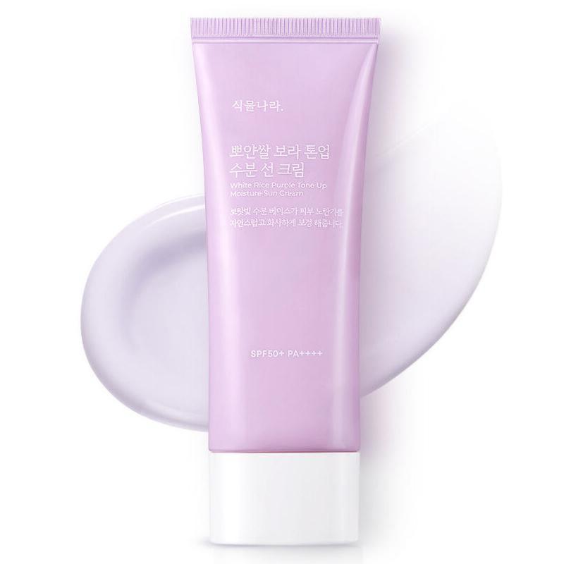 SHINGMUL NARA White Rice Tone Up Sun Cream Purple 100ml