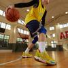 361 BIG3 4.0 Quick Pro Low-Top Basketballschuhe Herren Säuregelb Warmbraun 672331124-4