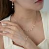 Monograph Daisy Necklace Mgnl0374 14K Gold Plated (Small Flower)
