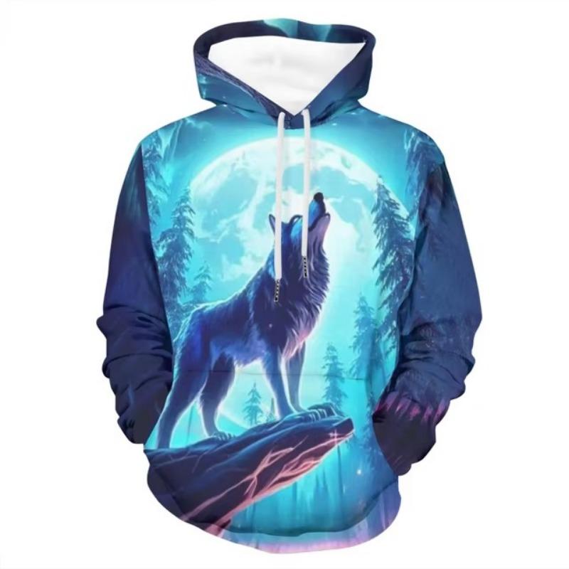 Personality Animal Tiger Sweatshirts Fashion 3d Hoodie Casual Long Sleeve Harajuku Pullover