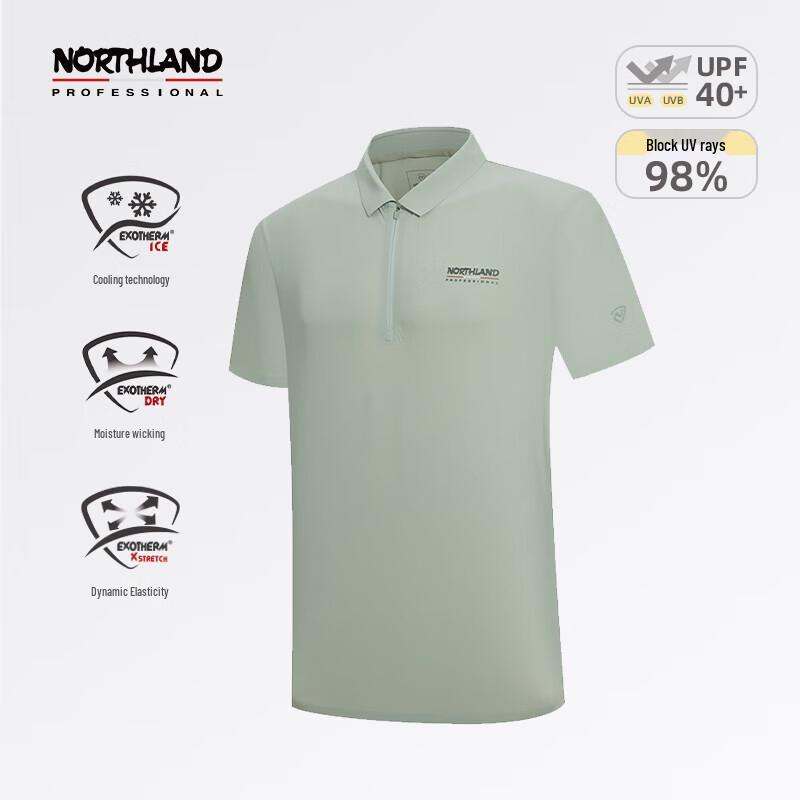 Мужская охлаждающая футболка-поло NORTHLAND NTSEH5359S 175