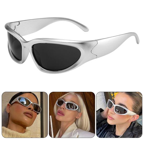 Cycling Sunglasses Clear View Sunscreen Burden-Free Windproof Steampunk Eye Protection Hip Hop Strong