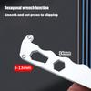 Durability Steel Hacksaw With Thickened Design Easy Blade Replacement Builts In Hex Wrench Comfortable Grip For Travel