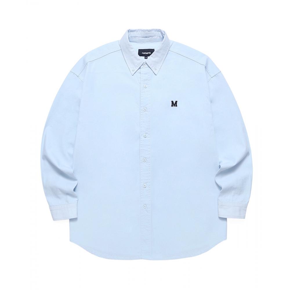 

СИНЯЯ РУБАШКА OXFORD С ЛОГОТИПОМ MAHAGRIDMG2BFMW300A